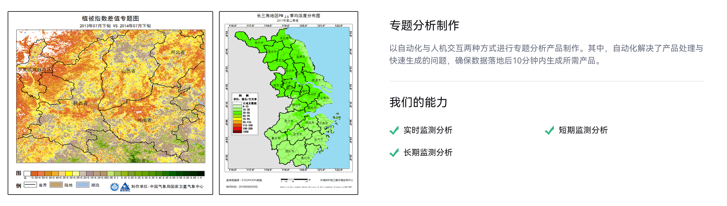 生态环境监测业务场景,专题分析制作